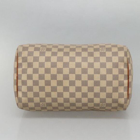 LOUIS VUITTON Damier Azur Speedy 30 Hand Bag N41533 LV Auth 135479 - Picture 6 of 16